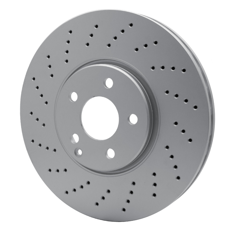 Mercedes-Benz S430 Brake Rotor (1) - Front - R1 Concepts - GeoSPEC Coated Rotor - Drilled - `02-`09